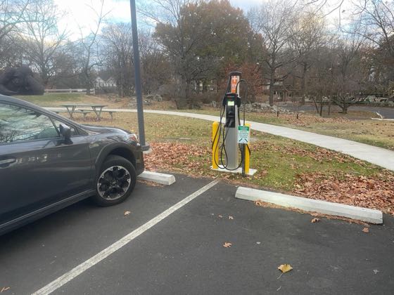 EV charger at Brucie Museum