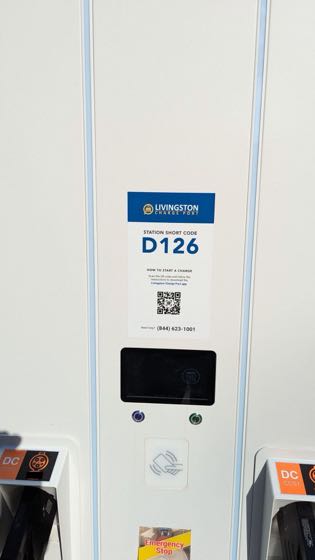 EV charger at Jersey High School
