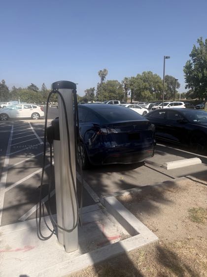 EV charger at Saint Bernardine Medical Center - Outer Lot