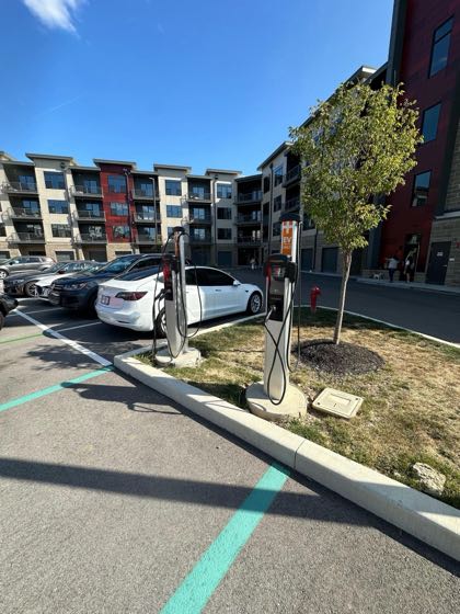 EV charger at Avant Apartment