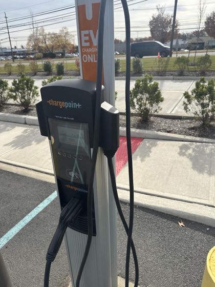 EV charger at Chick-Fil-A