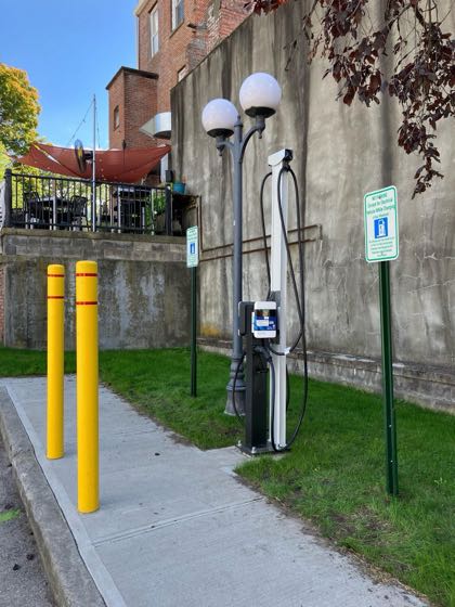 EV charger at Village of Wappingers Falls