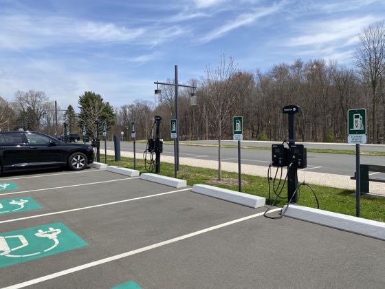 EV charger at Storm King Art Center - Parking