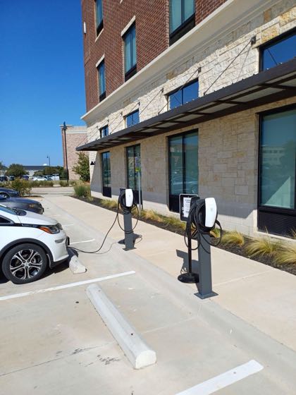 EV charger at Home 2 Suites