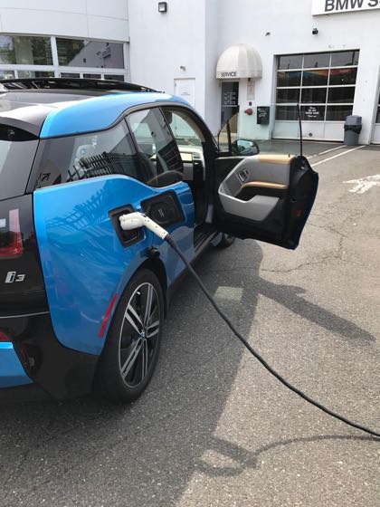 EV charger at Open Road Volvo Cars Edison