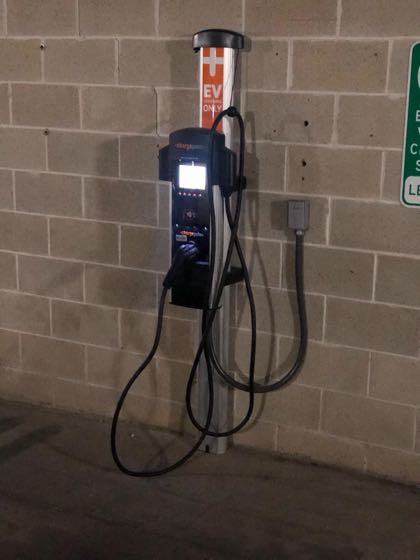 EV charger at The Fashion Mall at Keystone - North Parking Structure