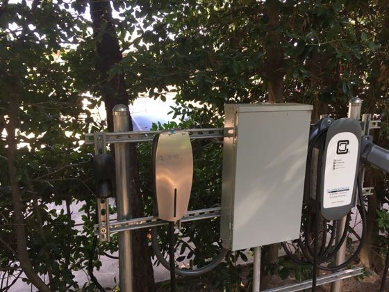 EV charger at Montford Inn