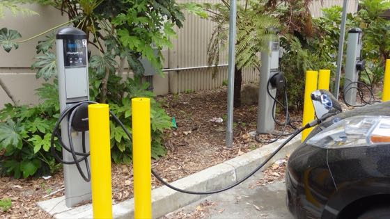 EV charger at Ventura Promenade Beach Parking