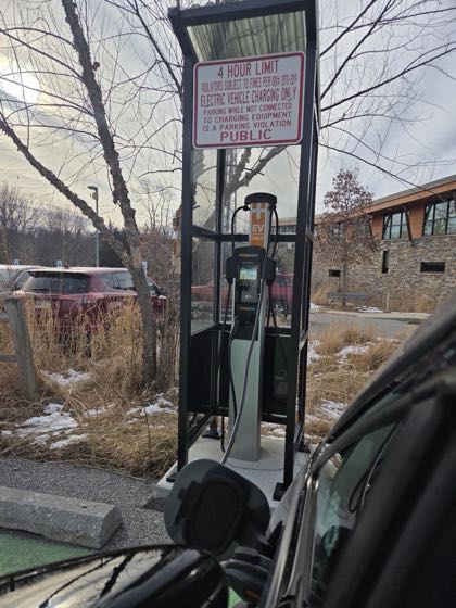 EV charger at Haverford Community Recreation & Environmental Center