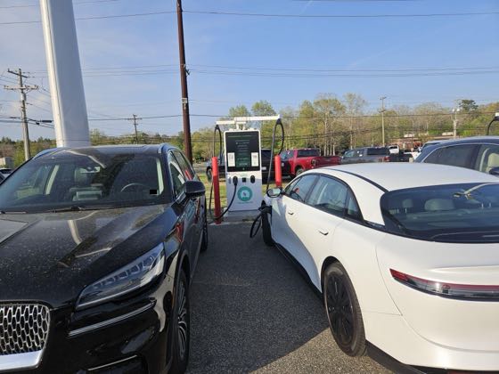 EV charger at Causeway Ford