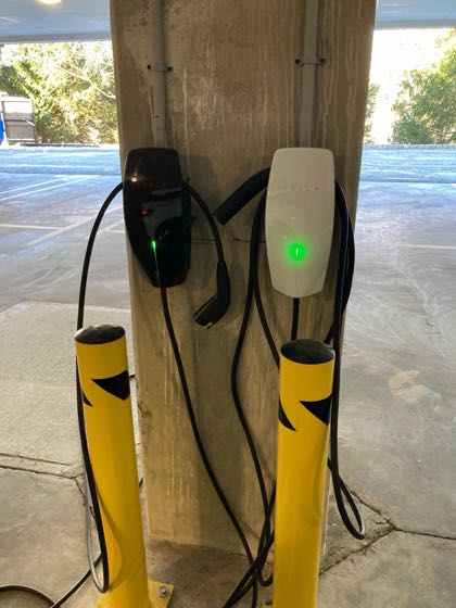 EV charger at 100 Market Place Deliveries