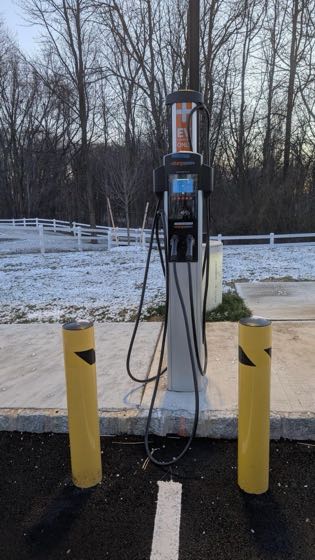 EV charger at The Place at Burlington