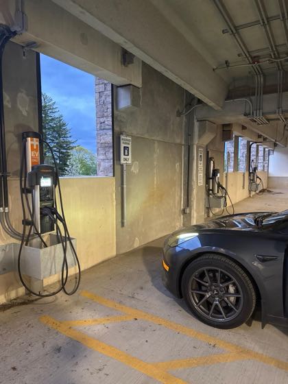 EV charger at Western Michigan University - 1800 Ring Rd South