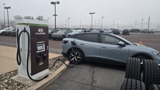 EV charger at Sunbury Motors Hyundai