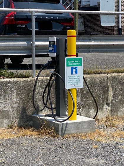 EV charger at Columbia County Board Election