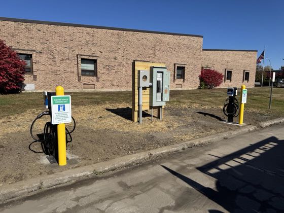 EV charger at Gloversville City Hall