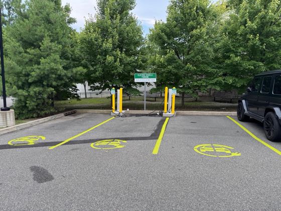 EV charger at 1 East Main St