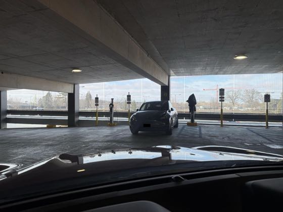 EV charger at University of Iowa - Ramp