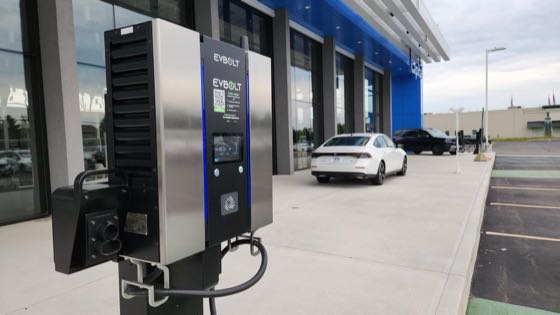 EV charger at Capital Honda