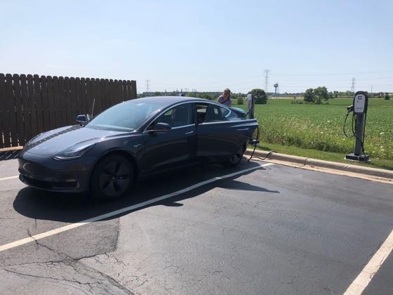 EV charger at Holiday Inn Express
