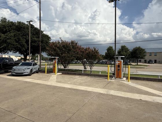 EV charger at Bob Tomes Ford