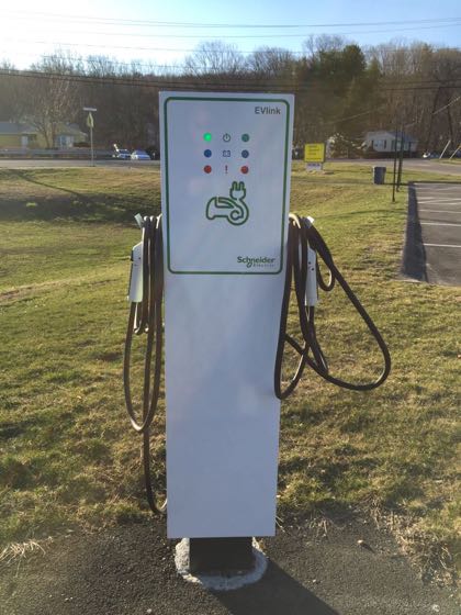 EV charger at Holyoke Community College - Center for Health Education