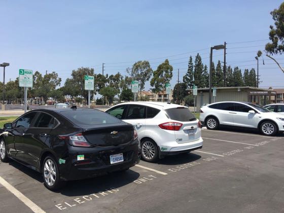 EV charger at California State University Dominguez Hills - Lot 3