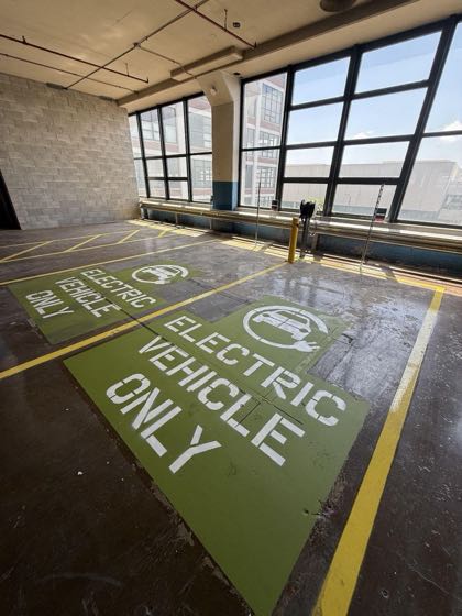 EV charger at Cermak Fresh Market Parking Garage (2)