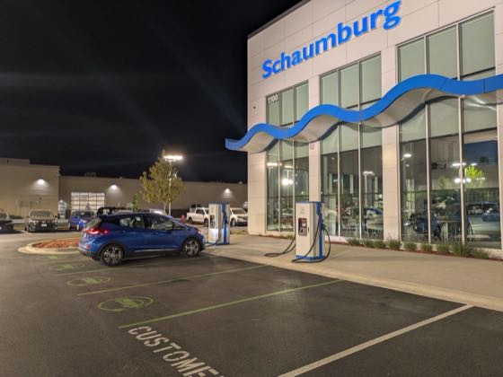 EV charger at Schaumburg Honda