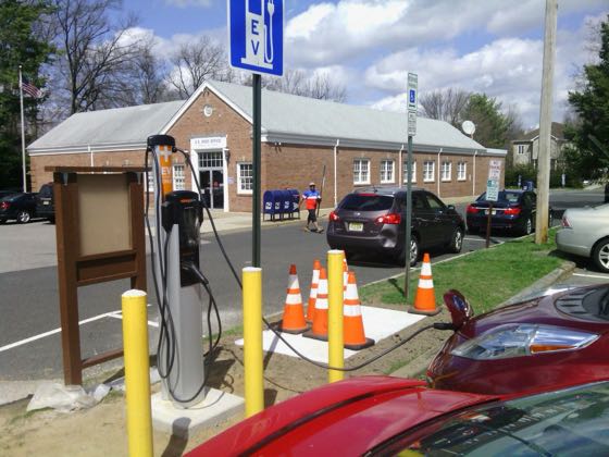 EV charger at Municipal Parking Lot