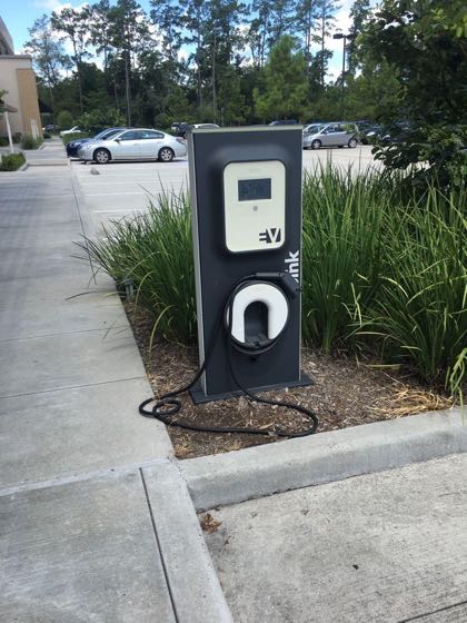 EV charger at Bellagreen - The Woodlands