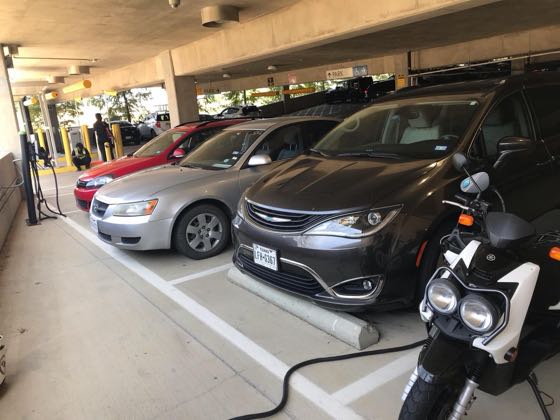 EV charger at Irving Convention Center