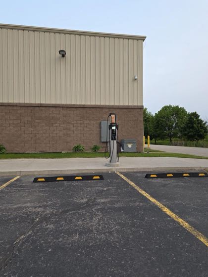 EV charger at Carbon Day