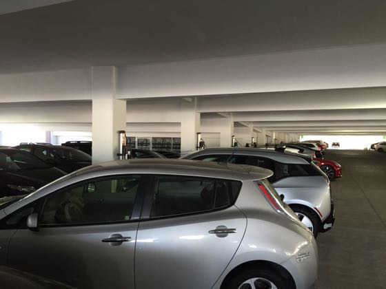 EV charger at USC - South San Pablo Lot