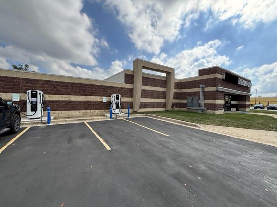 EV charger at Gene Butman Ford - Service