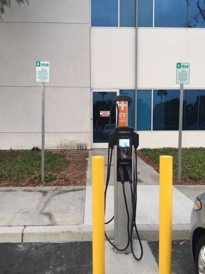 EV charger at CSUF-Irvine