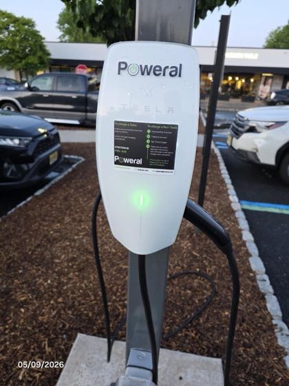EV charger at Princeton Shopping Center