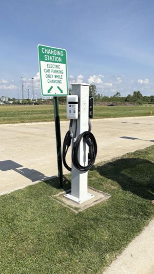 EV charger at Courtyard by Marriott St Joseph Benton Harbor