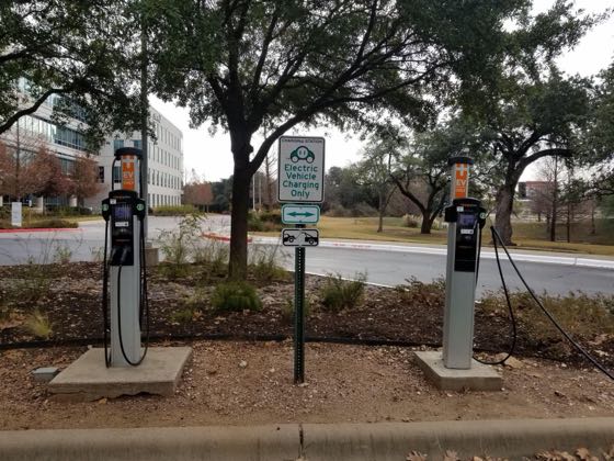 EV charger at Research Park