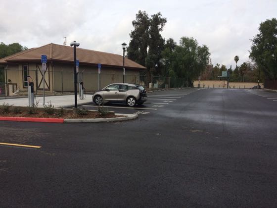 EV charger at Calabasas Park & Ride