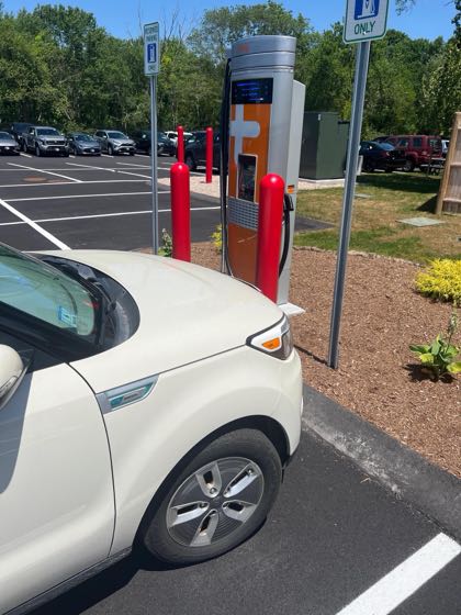 EV charger at McGee Toyota of Putnam