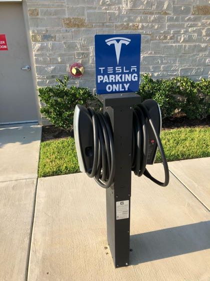 EV charger at Wyndham Garden Katy Energy Corridor